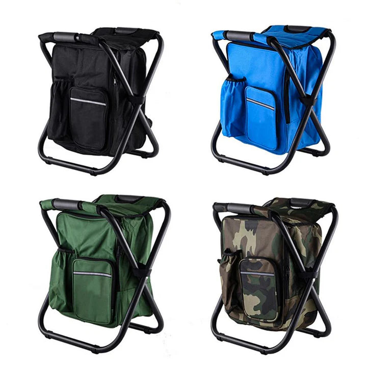 Folding Camping Stool Cooler – Sit, Store & Stay Cool Anywhere