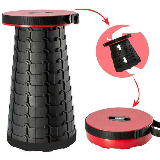 Retractable Folding Stool – Adjustable Comfort Anywhere